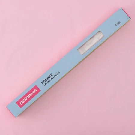 Коврик кулинарный силикон армированный 40*60см с разметкой Пицца белый/кофейный (50)