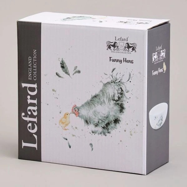 Салатник 650мл 16,5*6см керамика FUNNY HENS (24)