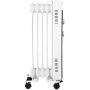 Обогреватель масляный Centek CT-6221-5 белый 1000Вт, 5 секций, пл.обогрева 12,5м.кв, 3 режима