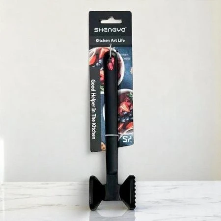 Молоток для мяса 22,5см металл черный B3239/JC-17412 (110)