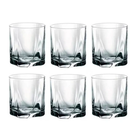 Стаканы для виски набор 6шт 372мл стекло ЛУНА низкие (8)