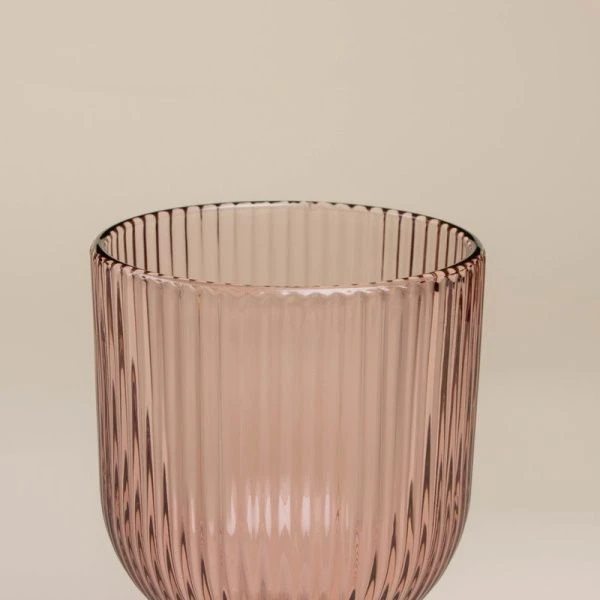 Бокалы для вина набор 2шт 250мл стекло МОДЕРН розовый 14,5*8см Бокалы для вина набор 2шт 250мл стекло МОДЕРН розовый 14,5*8см