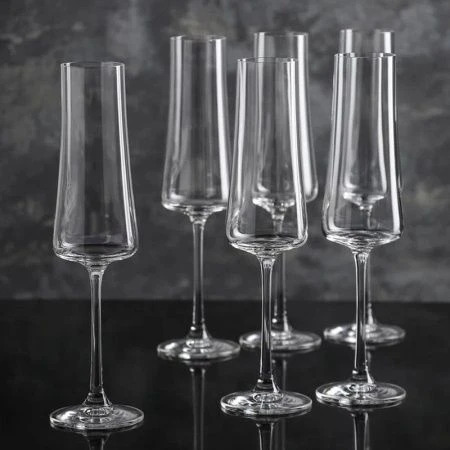 Бокалы для шампанского 6шт 210мл стекло ЭКСТРА (6/8)