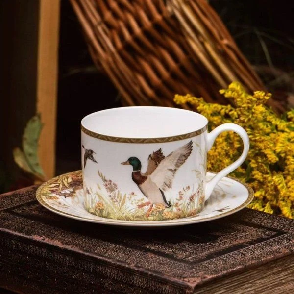 Чайный набор 12пр фарфор ОХОТА на 6 персон 300мл (8)