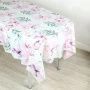 Скатерть полная запечатка 180*137см ПВХ БАБОЧКИ