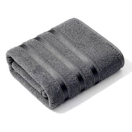 Полотенце махровое 50*85см LINES серый