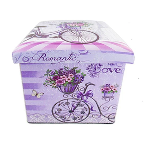 Пуф складной иск.кожа 38*38*35см (4)