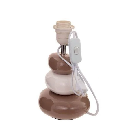 Лампа настольная с абажуром керамика Морской бриз бежевая 22*22*40см Е27 (6)