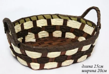 яяяКорзинка плетеная 25см (96)