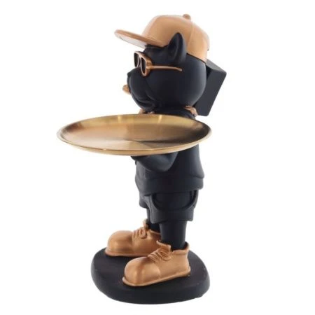 Подставка для мелочей Собака с подносом 26,5*16,5*26,5см металл (6)