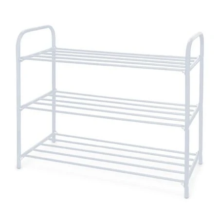 Полка для обуви 3 секции 590*330*800мм металл КОМФОРТ узкая серая матовая ЭТК3 (1)