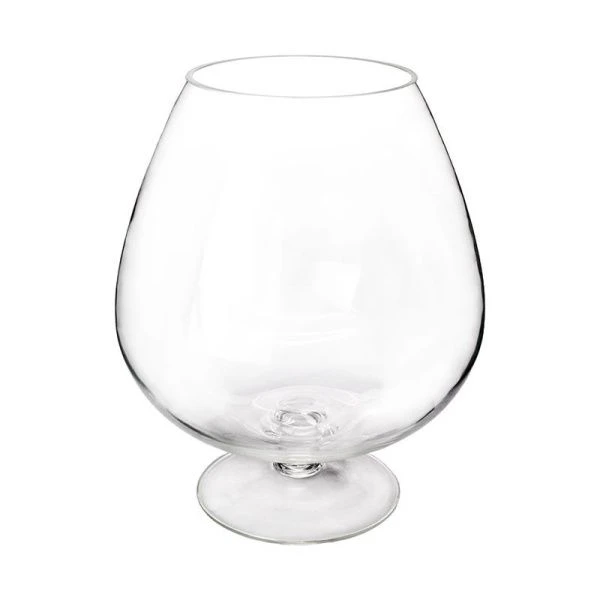 Ваза для цветов h-39см d-33см 16л стекло бокал БРЕНДИ (1)