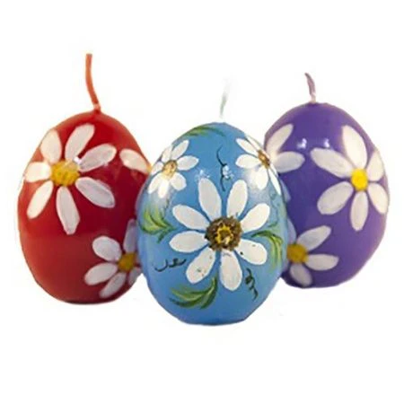 яяяСвеча сувенирная Яйцо пасхальное 6см (20)
