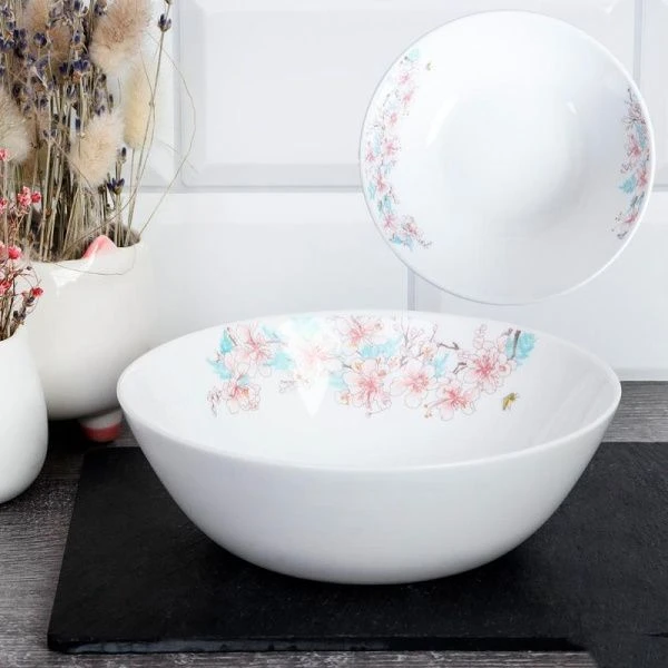 Салатник 650мл 17,5см стеклокерамика НЕЖНОСТЬ LMLTW60 (23014) (48)