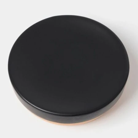 Набор для ванной "Эко" 4 предмета (мыльница. дозатор для мыла, 2 стакана), цвет черный   6851677