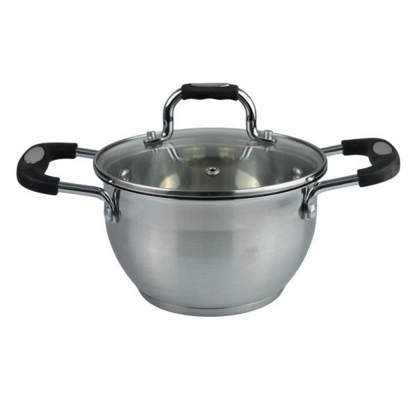 Кастрюля 3,1л 18см нерж.сталь DL-4002-18 (12)