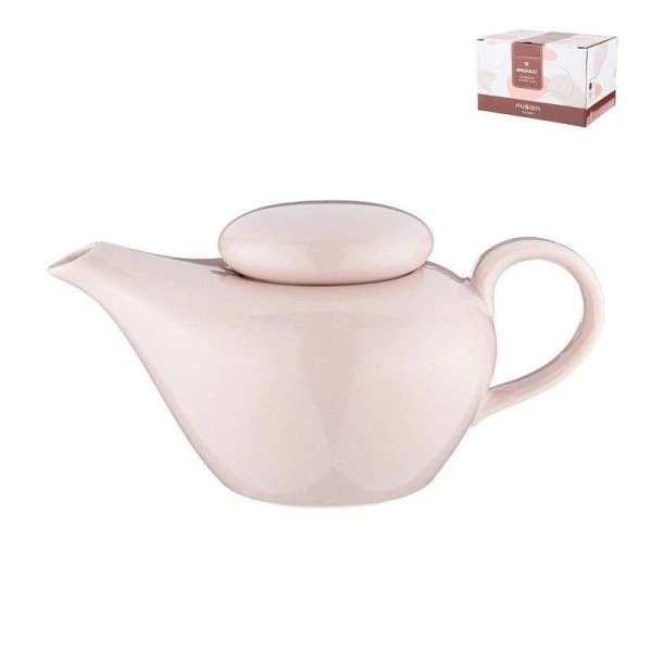 Чайник заварочный 400мл фарфор Fusion пудровый (24)