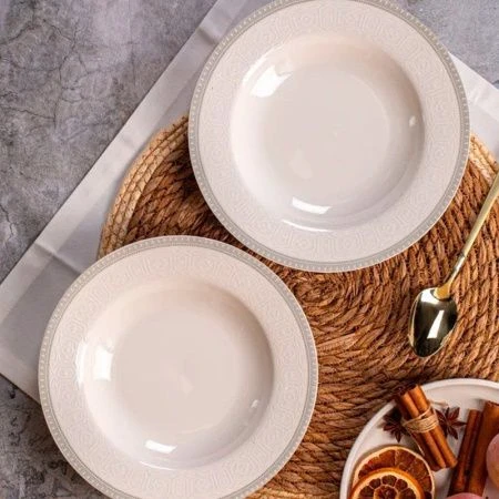 Тарелка глубокая 25см фарфор ALEKSANDRIA суповая TDP681 (6)