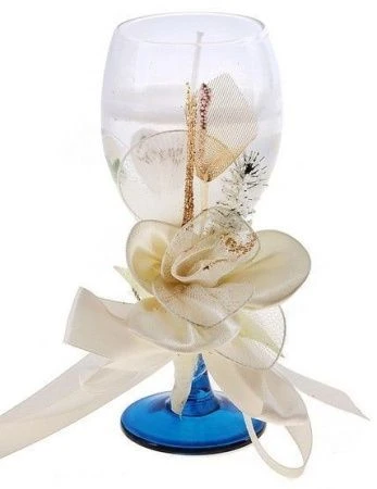 яяяСвеча гелевая Аромат парфюм h=16см в п/кор Love   638585