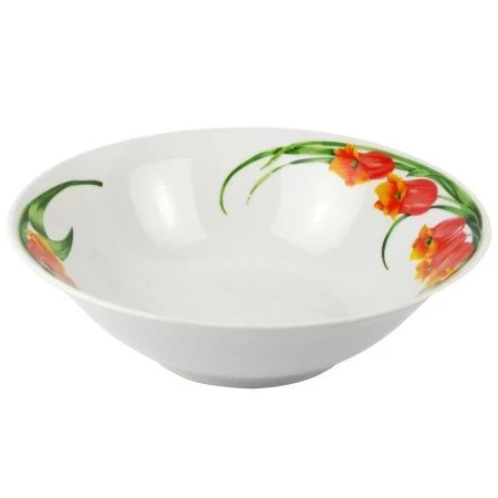 Салатник 23см фарфор ОРАНЖЕВОЕ НАСТРОЕНИЕ (6/24)