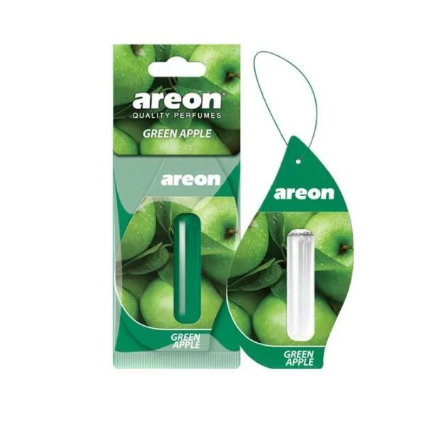 Ароматизатор подвесной сухой   с капсулой Areon LIQUID 5мл. Green Apple (Зеленое Яблоко) 38000349778