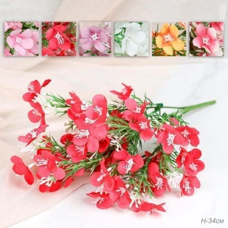 Цветы искусственные Букет 34см пластик SYR-01 (2/1200)