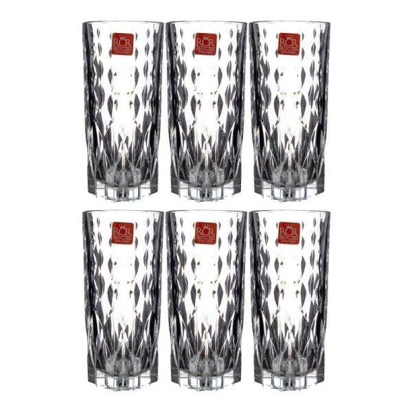 Стаканы для воды набор 6шт 350мл стекло МЭРИЛИН RCR