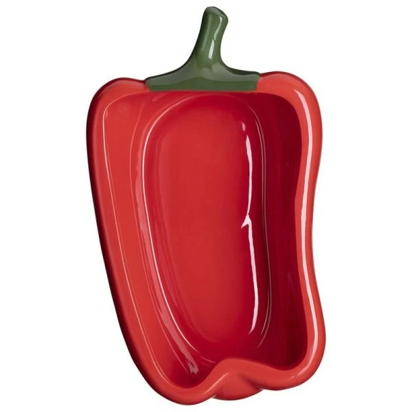 Блюдо для запекания 500мл 21*12,5*6см керамика ПЕРЕЦ (18)