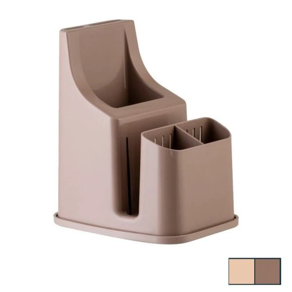 Подставка для столовых приборов 17*13,4*20см пластик универсальная (12)