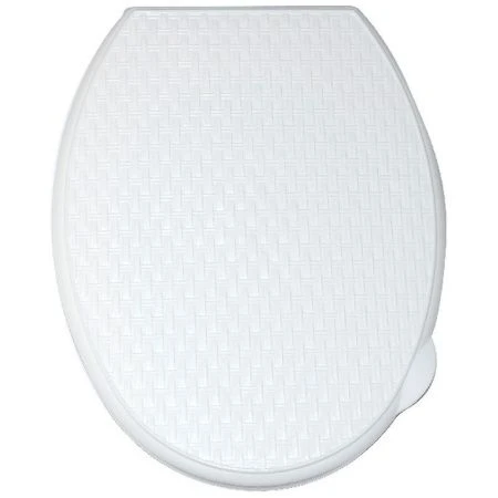 Сиденье на унитаз пластик РОТАНГ белое (10)