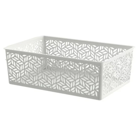 Корзина для хранения 4,3л 290*190*95мм пластик Linden светло-серая  (12) 221313321/03