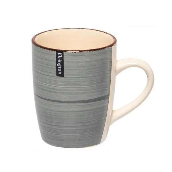 Кружка 360мл керамика Аэрография СВЕТЛЫЙ ГРАФИТ (36)