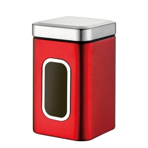 Банка для сыпучих продуктов 1,88л окрашенная нерж.сталь WR-6923 (12)