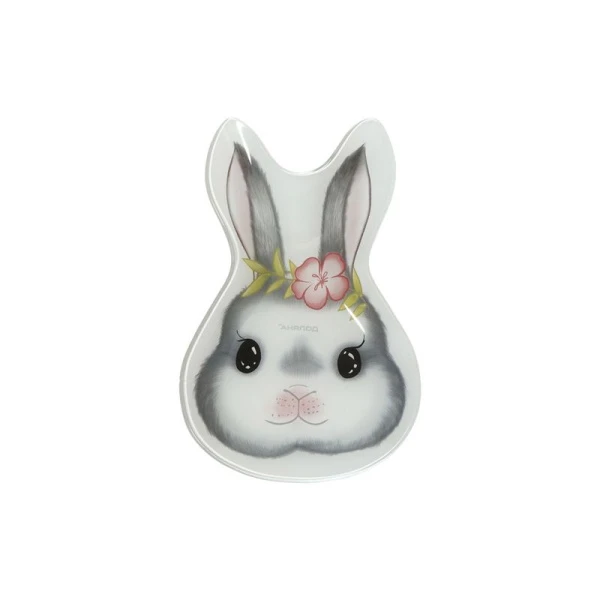 Блюдо сервировочное 21*13,5*1,8см стекло ЦВЕТОЧНЫЙ КРОЛИК 7258264