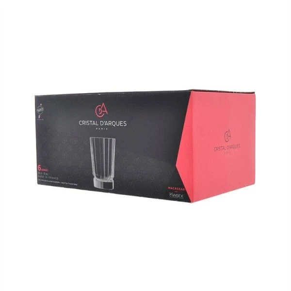Стаканы для воды набор 6шт 360мл Хрусталь МАКАССАР (6)
