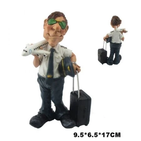 яяяСтатуэтка Пилот L9,5 W6,5 H17см (24)