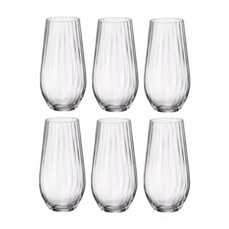 Стаканы для воды набор 6шт 580мл стекло КОРА ОПТИК 91E/2SG85/0/00000/580-664 (8)