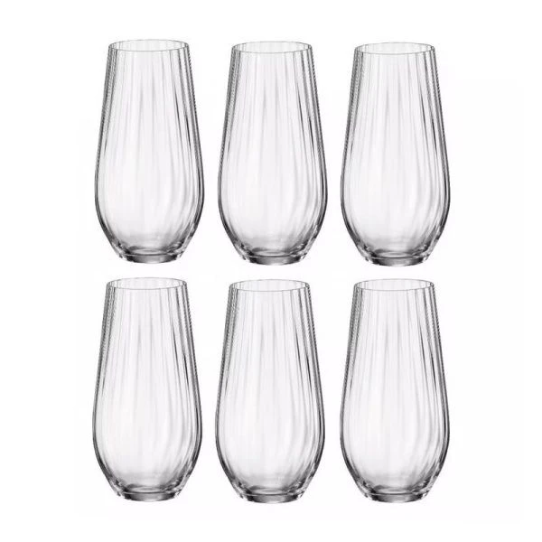 Стаканы для воды набор 6шт 580мл стекло КОРА ОПТИК 91E/2SG85/0/00000/580-664 (8)