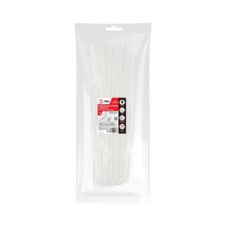 Хомут нейлон 250*4,8мм белый NO--225-158 ЭРА 100шт. (100)