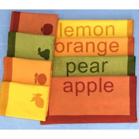 яяяПолотенце 50*50 махровое Фрукты 26-57 (12)