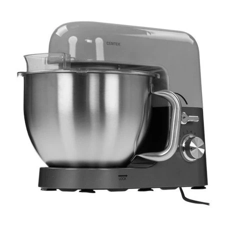 Миксер планетарный пластик Centek CT-1151 хром серый 1600Вт, нерж.чаша 5л, 8 скоростей