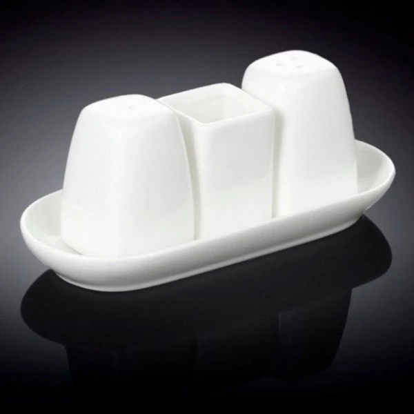 Набор для специй 2пр фарфор Ilona (солонка, перечница) WL-996005/SP (2/24)