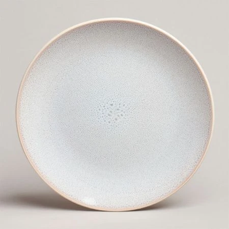 Тарелка мелкая 27см керамика Crocus бежевая обеденная (4/24)