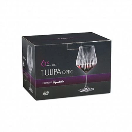 Бокалы для вина набор 6шт 450мл стекло ТУЛИПА opt (8)