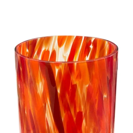 Ваза для цветов 30см стеклокрошка ЦИЛИНДР (6)