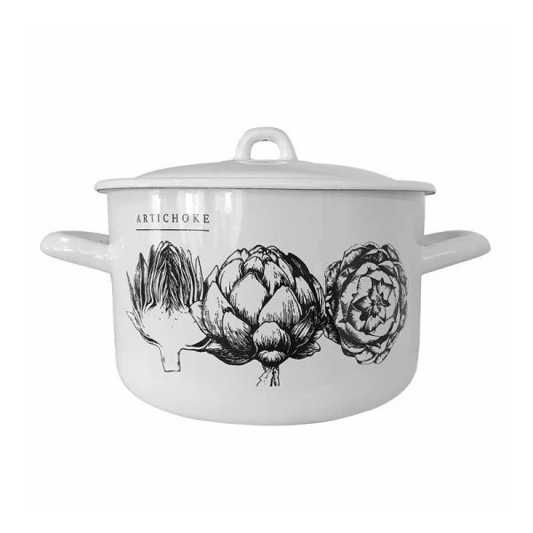 Кастрюля 2,9л эмаль ARTICHOKE С-16111/4Э (4)