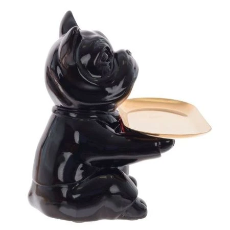 Подставка для мелочей Собака с подносом 17,5*17*20см металл (8)