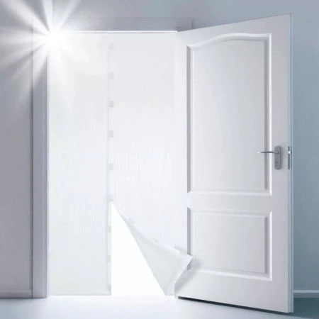 Москитная сетка на магнитах полиэстер 100*210см белый (40)