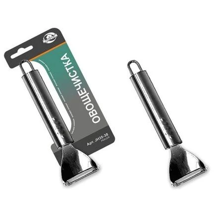 Овощечистка 17*5,5*1,5см нерж.сталь ЛИДЕР (12/144)