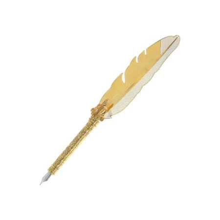 Набор подарочный: ручка перьевая, чернильница, подставка д/ручки, 5 наконечников 22*10*4см